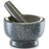 Zeller Present Dark Tamsaus granito spalvos virtuvinis skiedinys GRANIT su grūstuvu, ZELLER