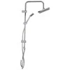Bathroom Solutions Dušo kolonėlė su lietaus dušu, nerūdijančio plieno, aukštis 80 cm