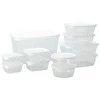 Excellent Houseware Maisto laikymo indelių rinkinys su dangčiais, 11 vnt.