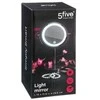 5five Simply Smart Kosmetinis veidrodis su LED apšvietimu, apvalus, ant metalinio pagrindo