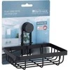 Bathroom Solutions Dušo lentyna juodo metalo su siurbtuku 13,5x10,5x11,5 cm