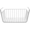 Storage Solutions Sandėliavimo sprendimai Pakabinamas vaisių krepšelis, metalinis, šviesiai pilkas, 30 x 25,5 x 14 cm