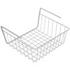 Storage Solutions Sandėliavimo sprendimai Pakabinamas vaisių krepšelis, metalinis, šviesiai pilkas, 30 x 25,5 x 14 cm