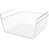 Storage Solutions Sandėliavimo sprendimai Pakabinamas vaisių krepšelis, metalinis, šviesiai pilkas, 30 x 25,5 x 14 cm
