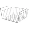 Storage Solutions Sandėliavimo sprendimai Pakabinamas vaisių krepšelis, metalinis, šviesiai pilkas, 30 x 25,5 x 14 cm