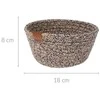 Home Styling Collection „Home Styling“ kolekcijos laikymo krepšeliai, pinta medvilnė, 18 x 8 cm