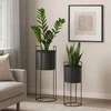 Home Styling Collection PIECES Metaliniai gėlių vazonai IDEM, 2 vnt.