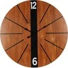 Excellent Houseware Sieninis laikrodis 60 cm rudas MDF