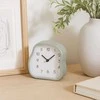 Home Styling Collection AMORPH stalo laikrodis su organiška forma ir stikliniu priekiu, 12 cm