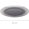 Home Styling Collection LAKRIS plokščio stiklo plokštė, Ø 32 cm