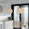 Pakabinamas šviestuvas Atmosphera Lamp Ratano šviestuvas virš stalo KITA, Ø 38 cm