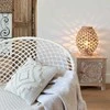 Atmosphera Lamp Stalinis šviestuvas SAND su hiacinto gaubtu, aukštis 40 cm