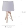Atmosphera Lamp Stalinis šviestuvas su gaubtu, dekoratyvinis, pilkos spalvos