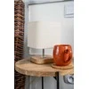 Atmosphera Lamp Stalinis šviestuvas su kvadratiniu gaubtu, smėlio spalvos, 24 cm