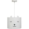 Atmosphera Lamp Lubinis šviestuvas vaikų kambariui TOXEY, meškiukas su ausytėmis, Ø 28 cm