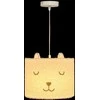 Atmosphera Lamp Lubinis šviestuvas vaikų kambariui TOXEY, meškiukas su ausytėmis, Ø 28 cm
