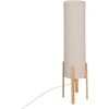 Atmosphera Lamp Toršeras su tekstiliniu gaubtu RAFA, medinės kojelės, Ø 24 x 107 cm