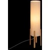 Atmosphera Lamp Toršeras su tekstiliniu gaubtu RAFA, medinės kojelės, Ø 24 x 107 cm