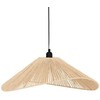 Atmosphera MYHA pakabinamas šviestuvas virš stalo, austas gaubtas, 58 cm
