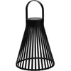 Home Styling Collection Saulės žibintas, juodas, 23 cm