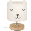 Atmosphera Lamp TOXEY naktinė lempa vaikams, meškiukas su ausytėmis, Ø 15 cm
