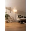 Atmosphera Lamp Pastatomas šviestuvas svetainei TOBIE su medvilniniu gaubtu, Ø 37 x 150 cm