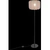 Atmosphera Lamp Pastatomas šviestuvas svetainei TOBIE su medvilniniu gaubtu, Ø 37 x 150 cm