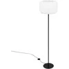 Atmosphera Lamp Pastatomas šviestuvas svetainei TOBIE su medvilniniu gaubtu, Ø 37 x 150 cm