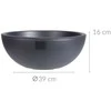 KOOPMAN Didelis plastikinis puodas, Ø 40 cm