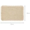 Home Styling Collection Lėkštinis padėkliukas, 2 vnt, džiutas, 45 x 30 cm
