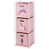 Storage Solutions Lentynėlė su tekstiliniais indeliais vaikų kambariui