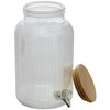 Excellent Housware Vessel with tap. glass. 6 l