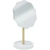 5five Simply Smart Kosmetinio veidrodėlio gėlė MARBY su papuošalų padėklu, Ø 12,2 cm