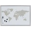 Magnetinė lenta World + 3 magnetai, 60x40 cm, ZELLER
