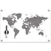Magnetinė lenta World + 3 magnetai, 60x40 cm, ZELLER