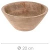 Excellent Houseware Puikūs namų apyvokos reikmenys Mango medžio dubuo, Ø 20 cm, raudonas