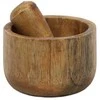 Home Styling Collection Mörser Holzmörser Küchenmörser Gewürzmörser mit Stößel aus Holz