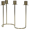 Žvakidė Atmosphera 204307, metalas, H20 cm, aukso