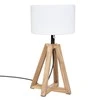 Atmosphera Lamp Matia terasinis šviestuvas, akacijos medžio rėmas, aukštis 58 cm