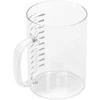 Excellent Houseware ZOPA stiklinis virtuvės matavimo puodelis, 1 l