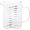 Excellent Houseware ZOPA stiklinis virtuvės matavimo puodelis, 1 l