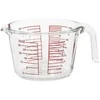 Excellent Houseware LUNU stiklinis virtuvės matavimo puodelis, 1 l