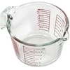 Excellent Houseware LUNU stiklinis virtuvės matavimo puodelis, 1 l