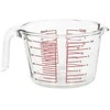 Excellent Houseware LUNU stiklinis virtuvės matavimo puodelis, 1 l