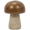 Home Styling Collection Medinė grybo figūrėlė, 15 cm