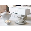 Home Styling Collection Dekoratyvinė arbatos dėžutė, baltos sp., 43 x 9 x 8,7 cm