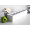 Home Styling Collection Dekoratyvinė arbatos dėžutė, baltos sp., 43 x 9 x 8,7 cm
