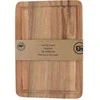 Excellent Houseware Holzschneidebrett Schneidebrett Holzbrett Servierbrett Servierplatte Schneidebrett aus Holz 28x20 cm