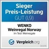 NORWAY medinis vyno stovas - 12 butelių, WENKO