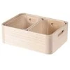 Home Styling Collection Medinės organizacinės dėžės, 3 vnt.